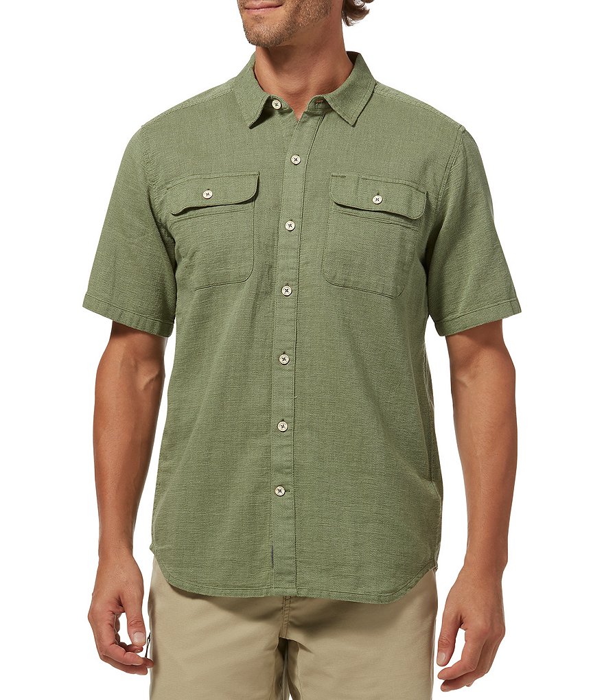 Royal Robbins Cool Mesh Short-Sleeve Organic Materials Woven Shirt