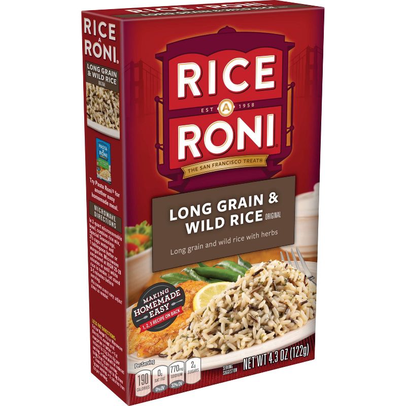 Rice A Roni Long Grain & Wild Rice - 4.3oz