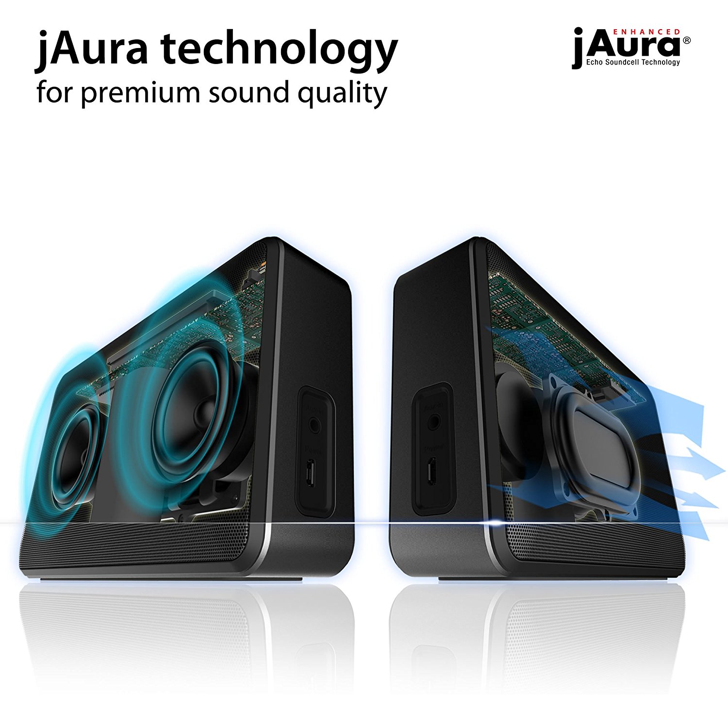 Aud Air by iLuv- WiFi and Bluetooth Portable Multi-room Speaker(Compatible with Apple and Android Smartphones and other Bluetooth Devices)(Black)