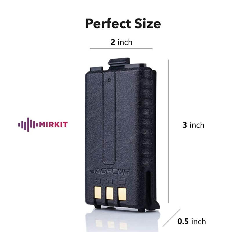 Baofeng Battery BL5 74V 1800 mAh Big Capacity Liion for DM5R UV5R UV5R Plus UV5RE BFF8HP UV5R V2+ Plus UV5RTP Series Two Way Radio by  Store