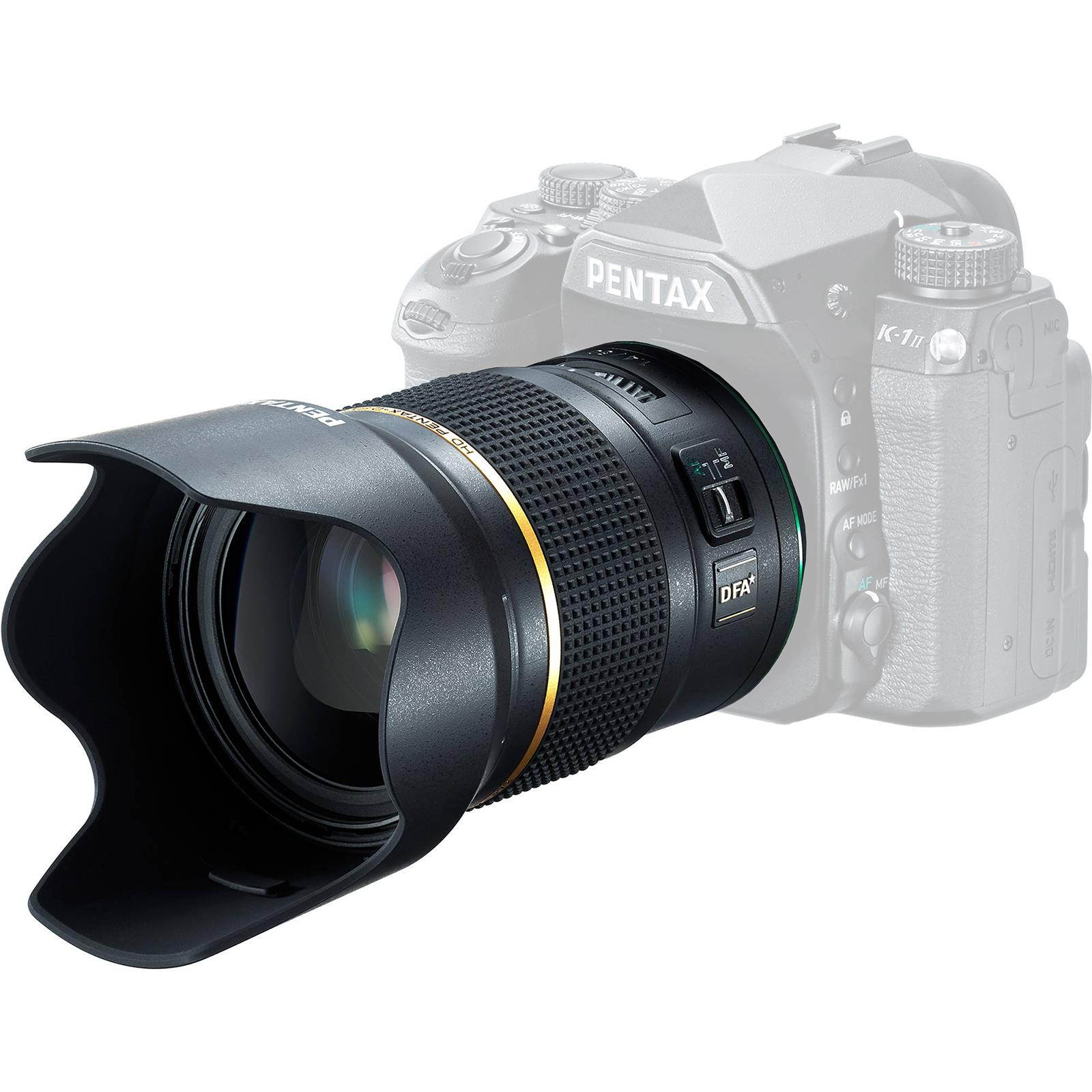 Pentax HD Pentax D FA 50mm 1.4 SDM AW Full Frame, All Weather Camera Lens, Black