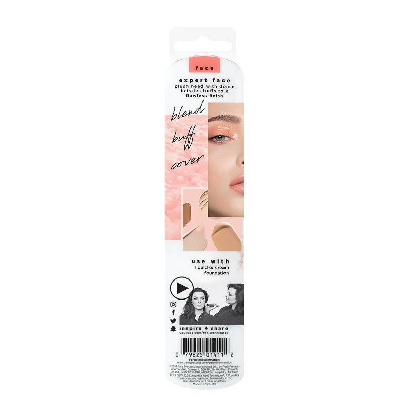 Real Techniques Foundation Best Sellers - Miracle Complexion Sponge & Expert Face Brush - 2pc