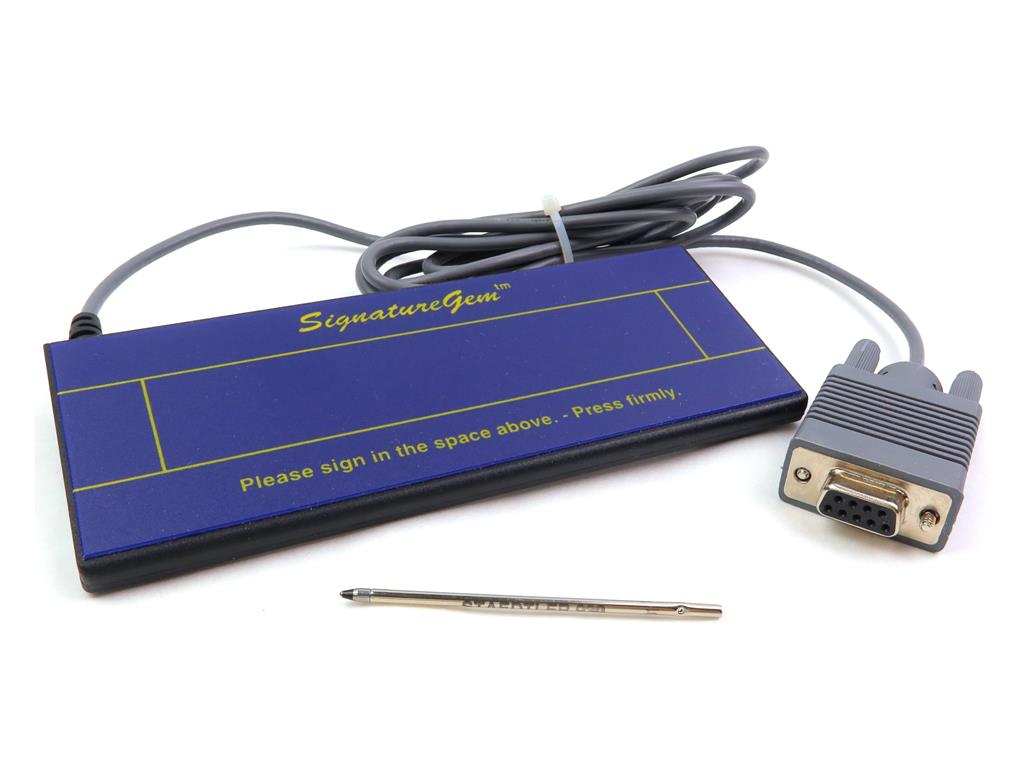 T-S261-PLB-R Topaz Signaturegem 1X5 Blue Small Electronic Signature Capture PAD Clearance Sale