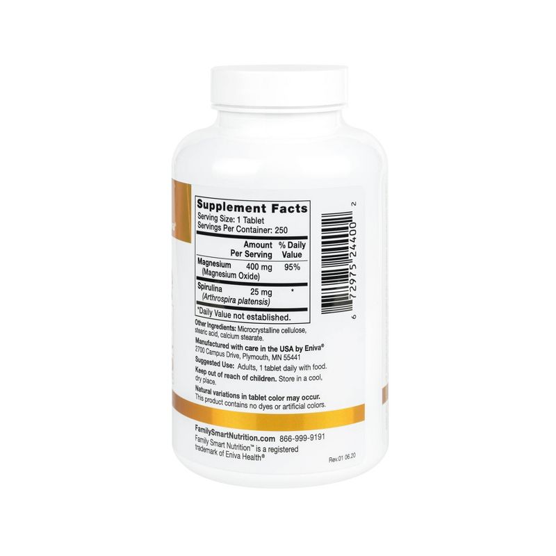 Family Smart Nutrition Magnesium 400mg Tablets - 250ct