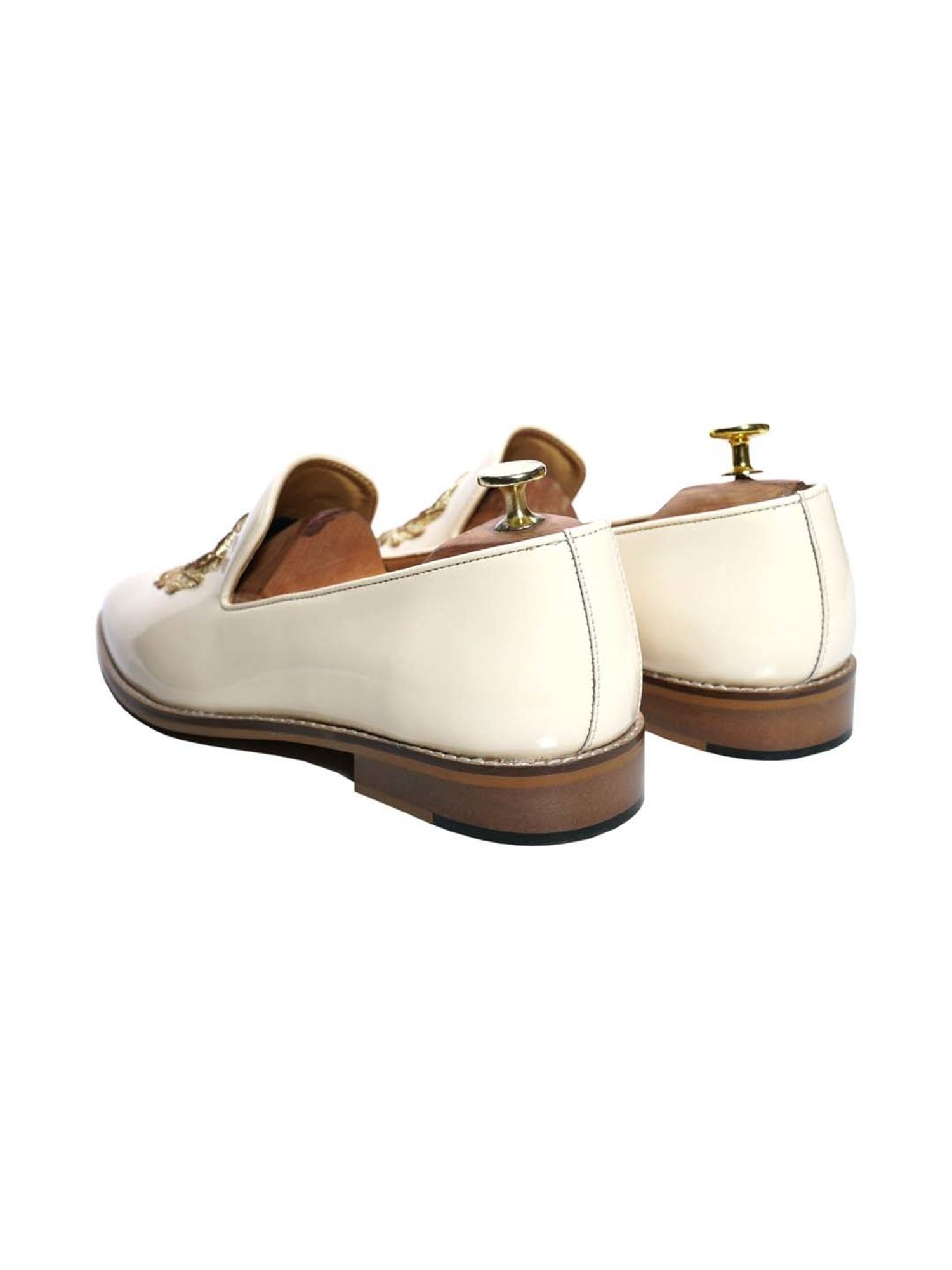 Griffin Men's White Casual Loafers
