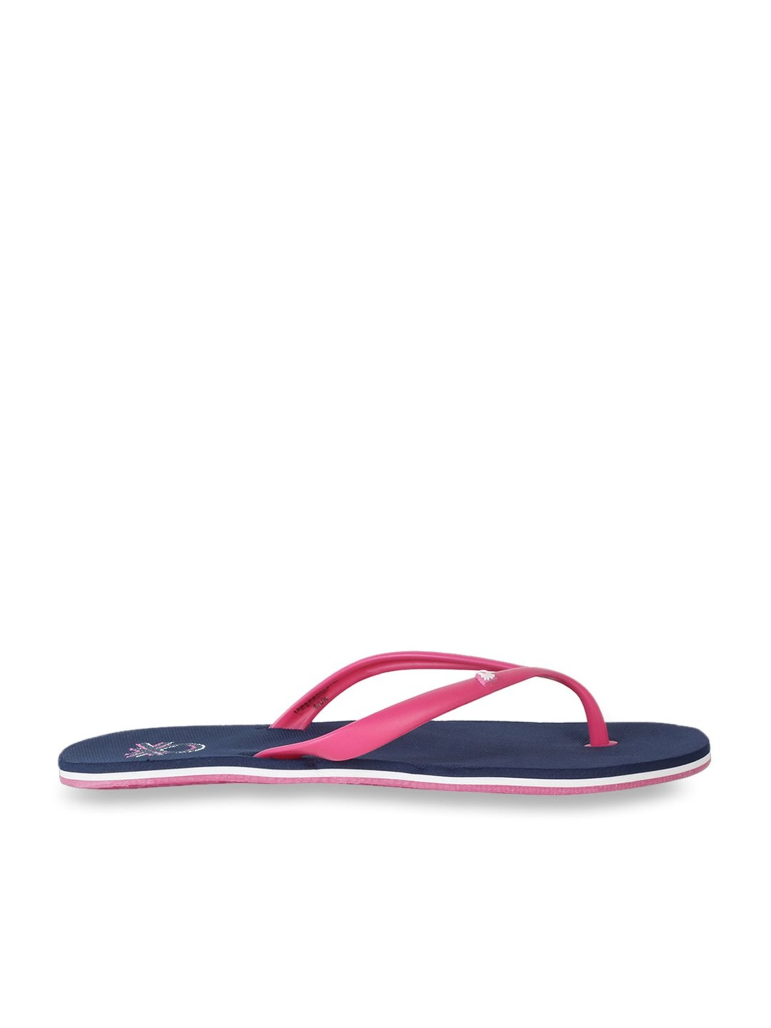 United Colors of Benetton Pink & Navy Flip Flops
