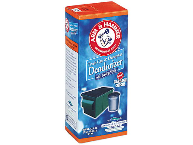 Arm & Hammer CDC 33200-84116 Unscented, Powder, 42.6 oz Trash Can & Dumpster Deodorizer