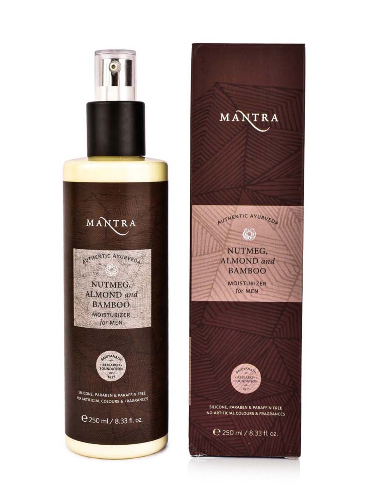 Mantra Herbal Nutmeg, Almond and Bamboo Moisturizer for Men - 250 ml