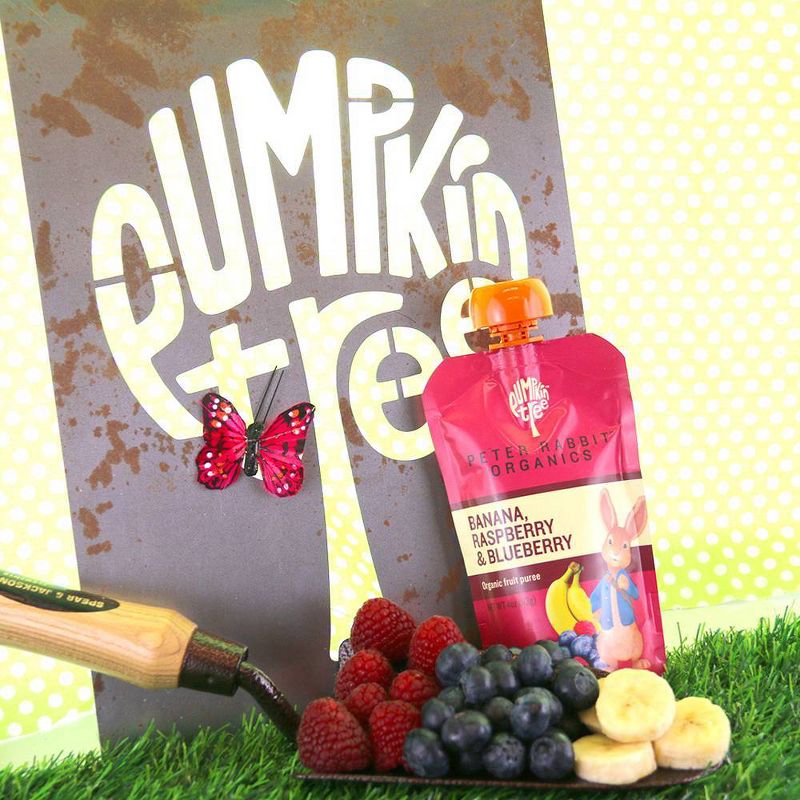 Peter Rabbit Organics Banana Raspberry & Blueberry Baby Food Pouch - 4oz