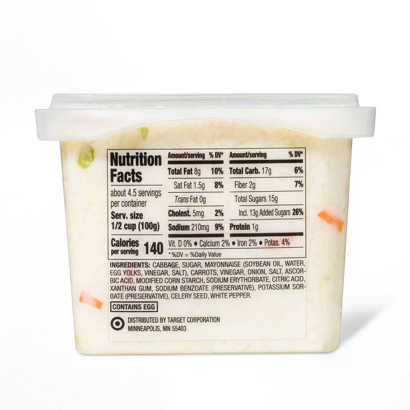 Homestyle Coleslaw Salad - 15oz - Archer Farms™