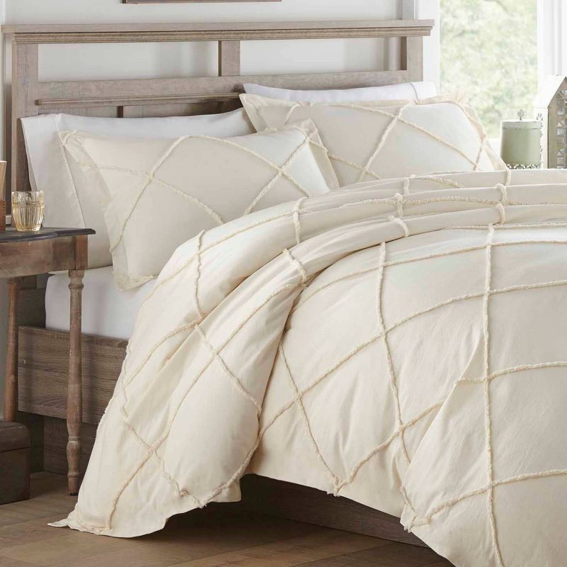 Stone Cottage Thea Natural Duvet Cover Set, Twin