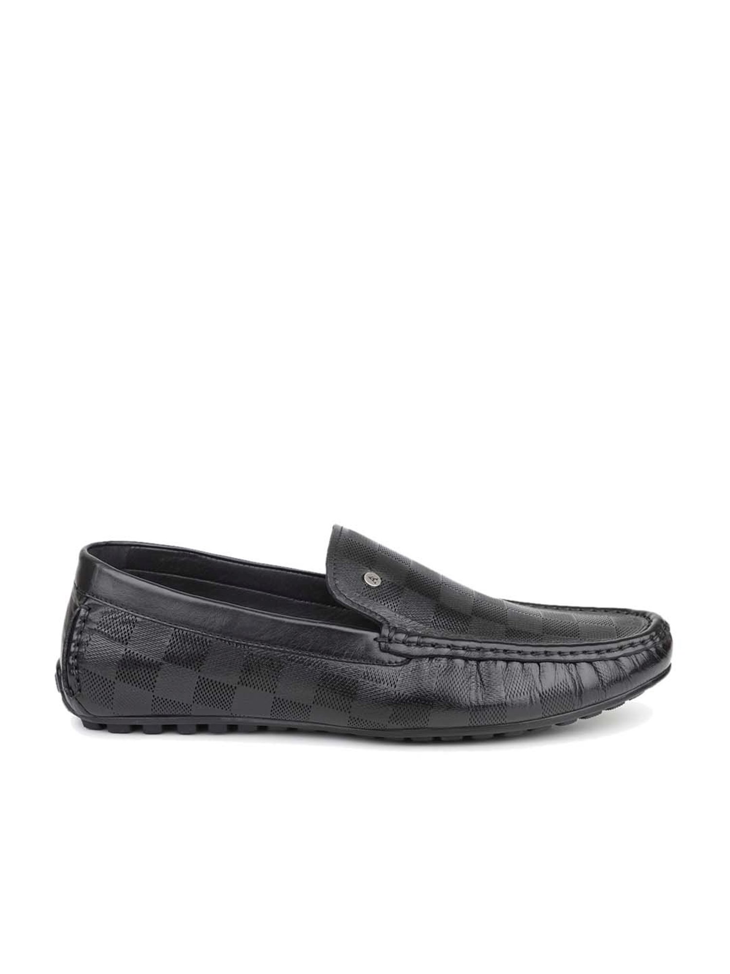 Atesber Men's Black Casual Loafers