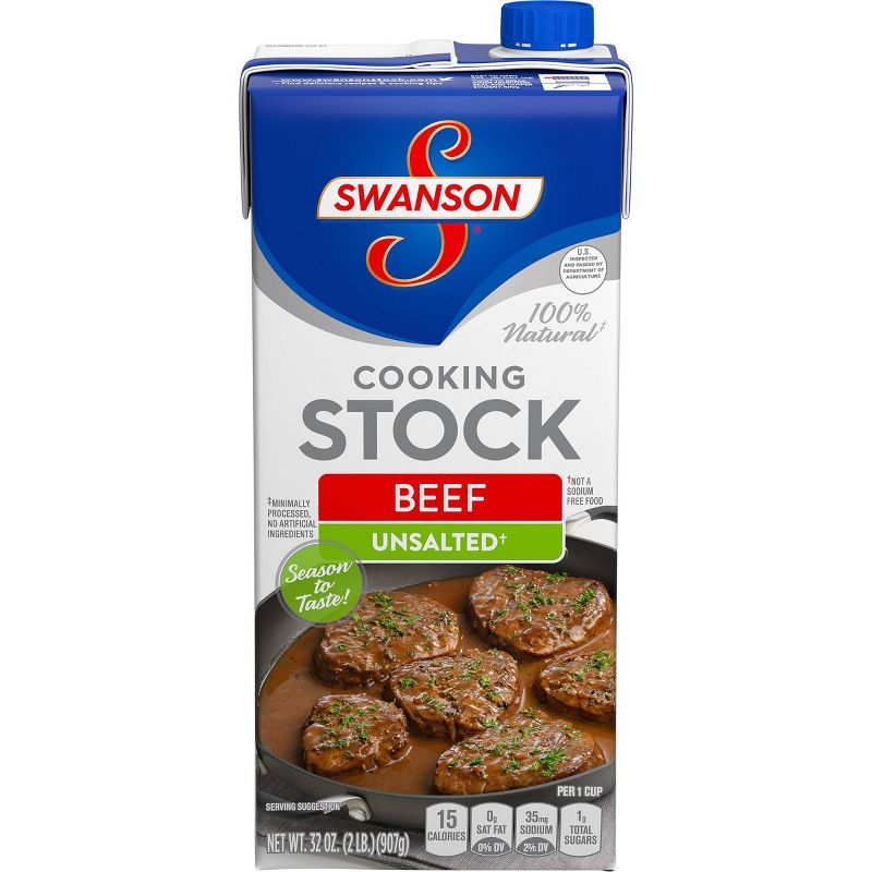Swanson Beef Stock Unsalted - 32oz
