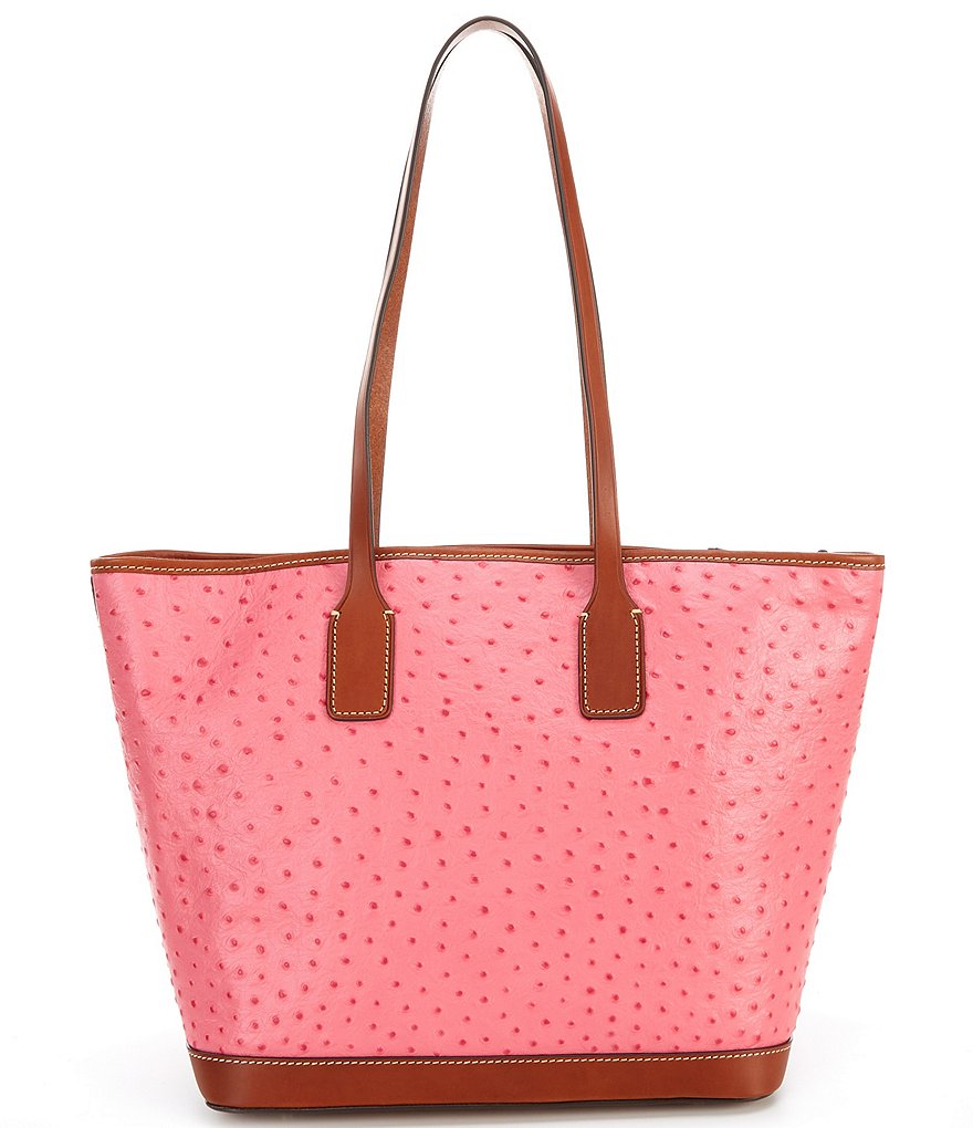 Dooney & Bourke Ostrich Collection Leather Tote Bag
