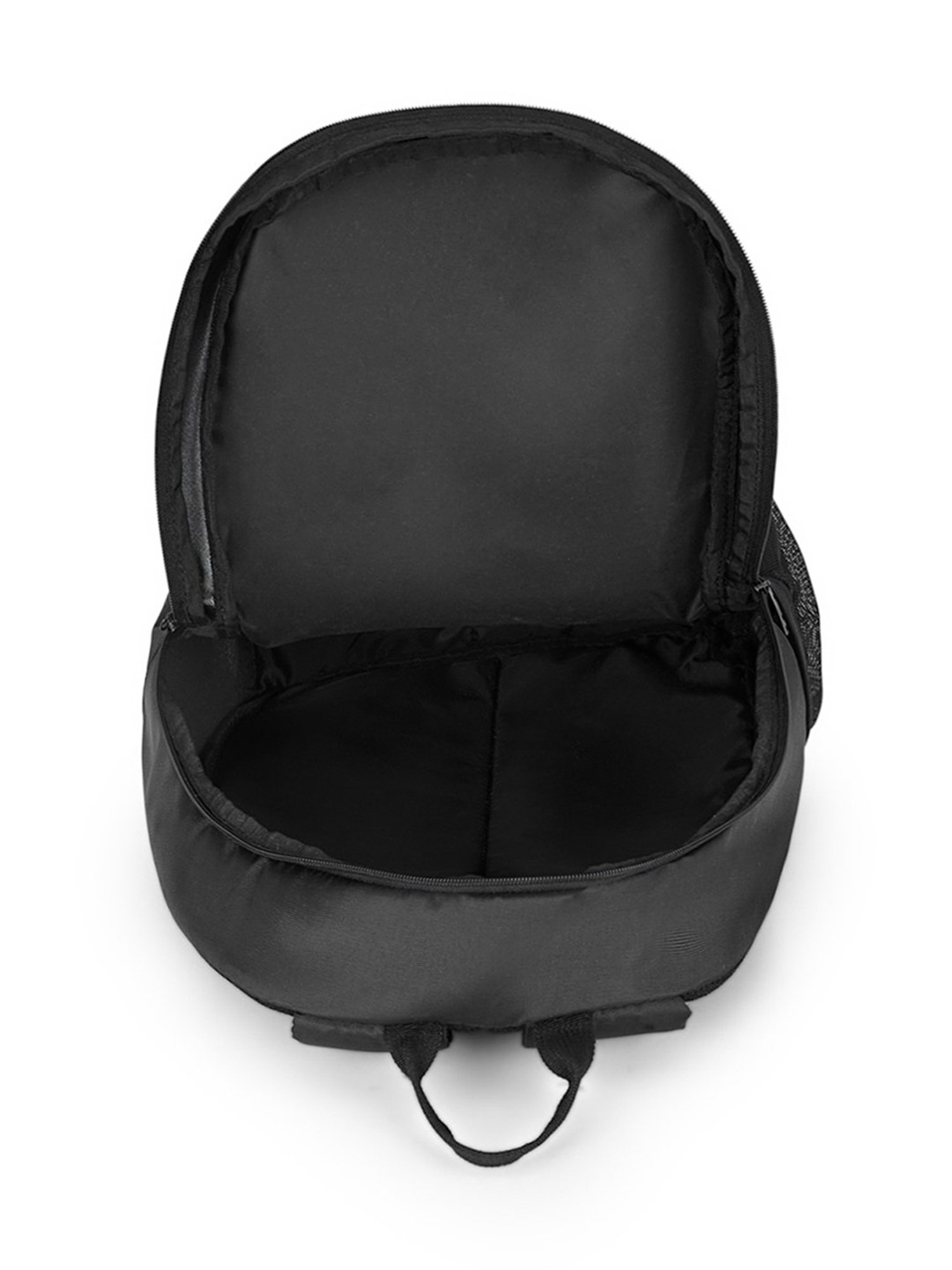 The Vertical Jace Black Textured Medium Backpack