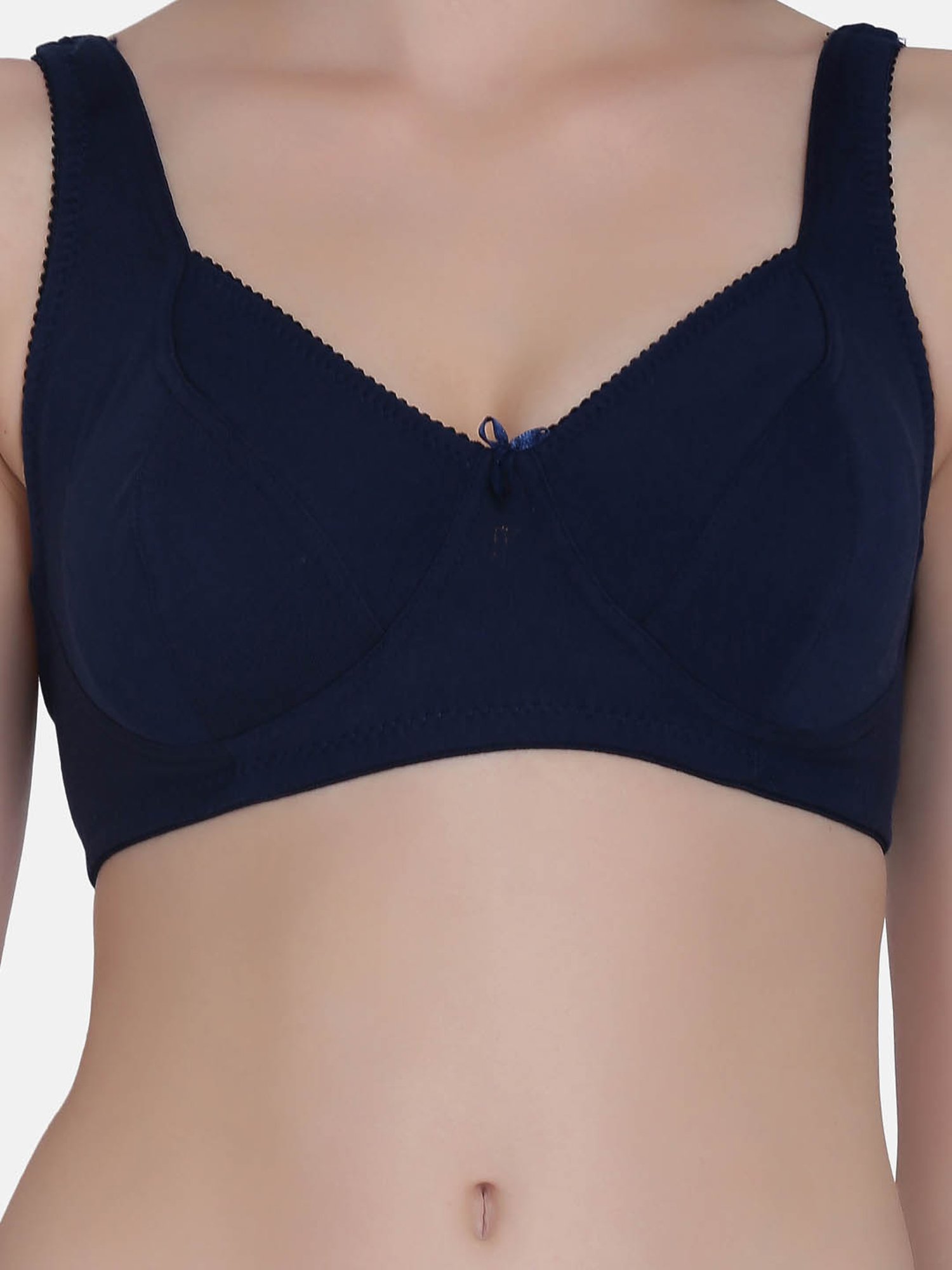 Da Intimo Navy Non Wired Non Padded Minimizer Bra