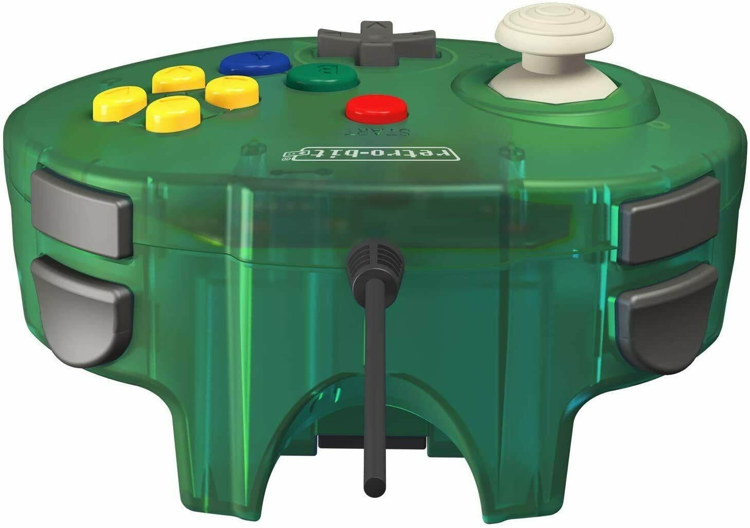 PC - GREEN TRIBUTE USB Gamepad Retro-Bit 10ft. Nintendo 64 N64 MAC Controller
