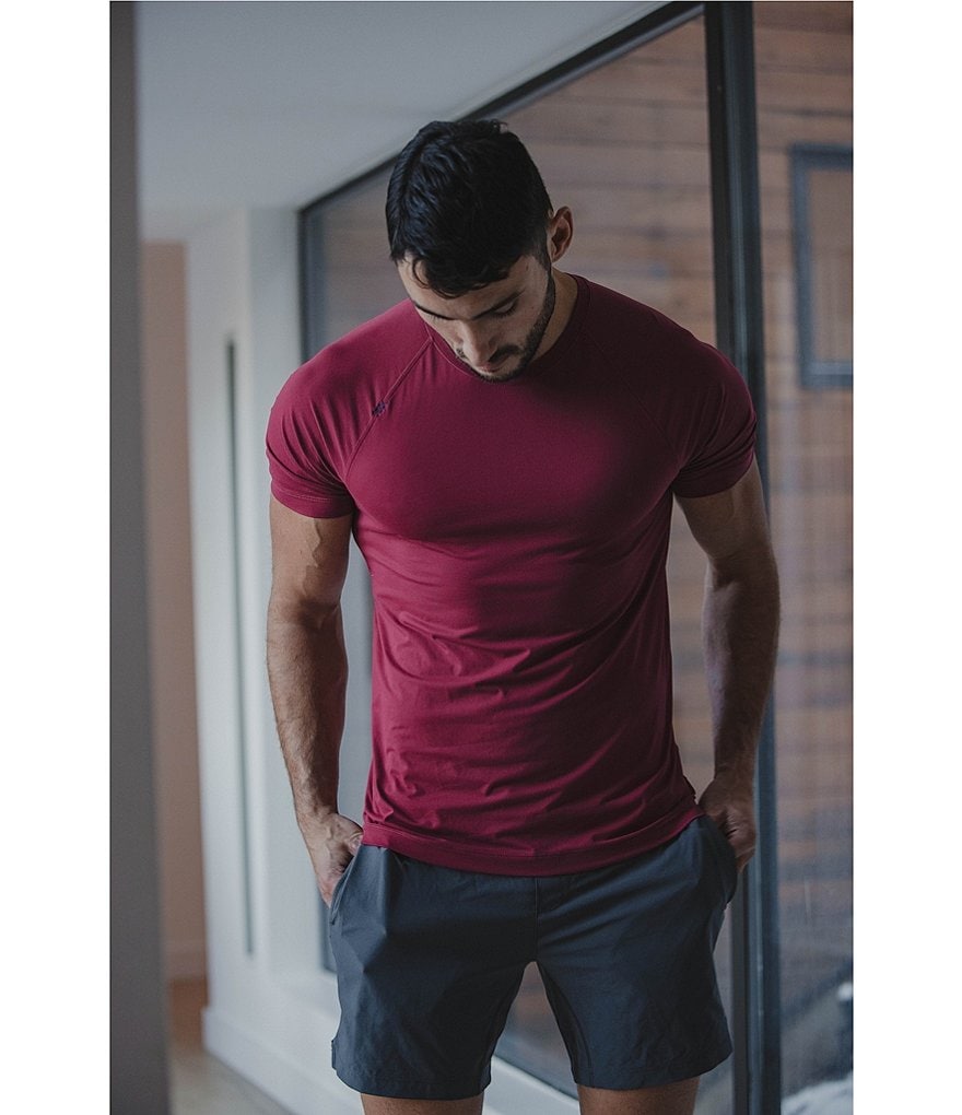 Redsand Elastic Waist Colorblock 20#double; Outseam Volley Shorts