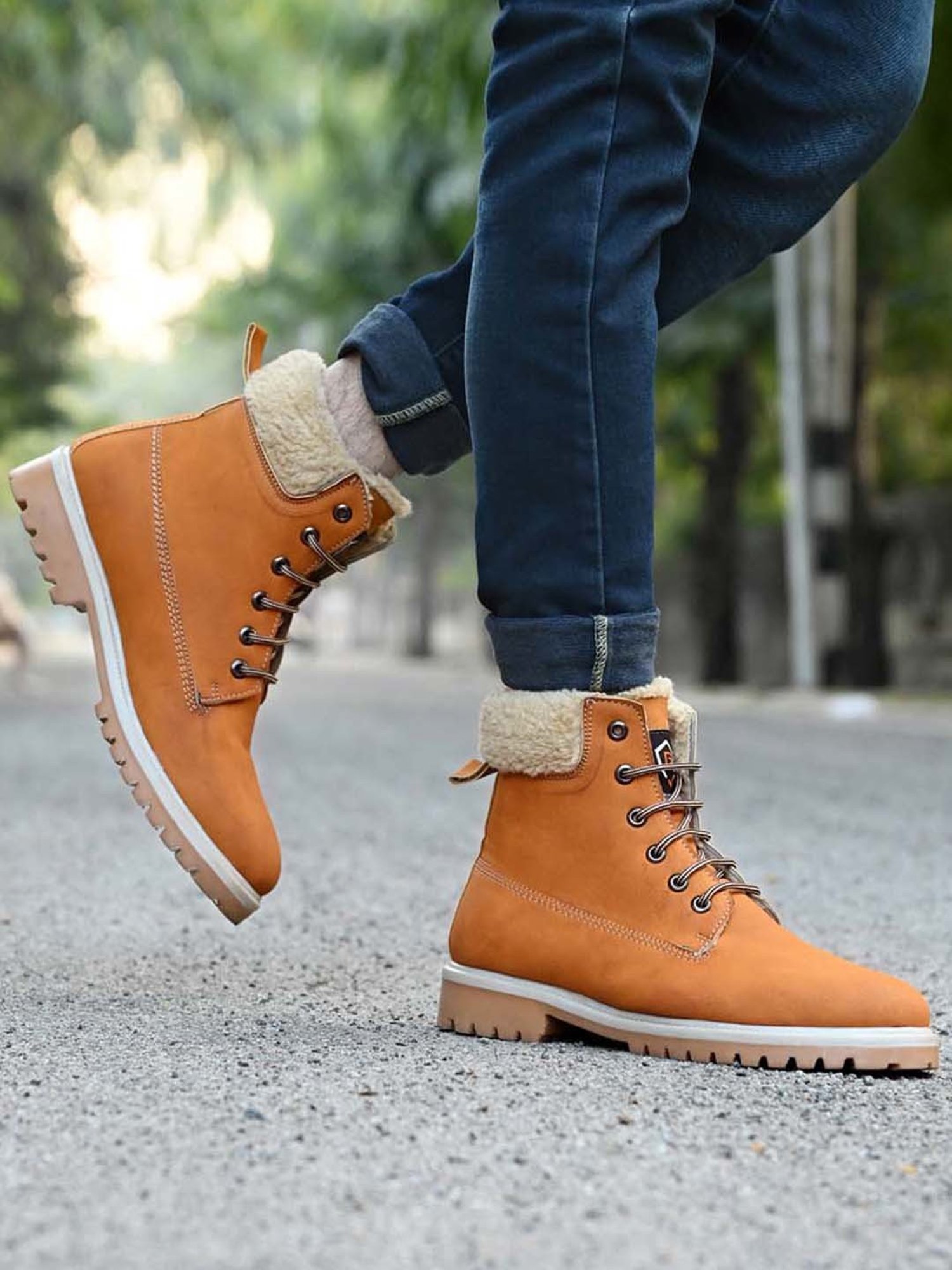 Eego Italy Men's Tan Snow Boots