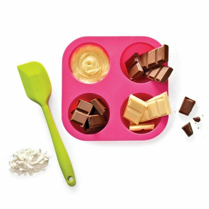 Kids 6-Piece Silicone Cooking Baking Muffin Cupcake Mold Set