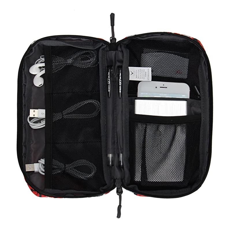 Cord Organizer Small Electronics Case Gadget Pouch Phone Accessories Storage Bag Hairstyles