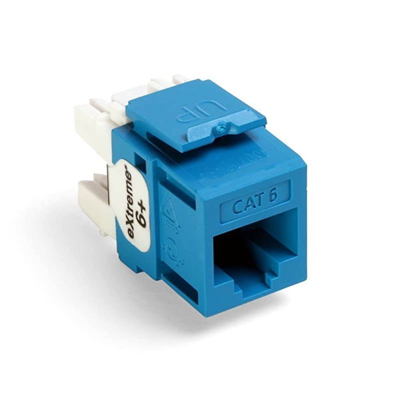 61110RL6 eXtreme 6+ QuickPort Connector CAT 6 Blue