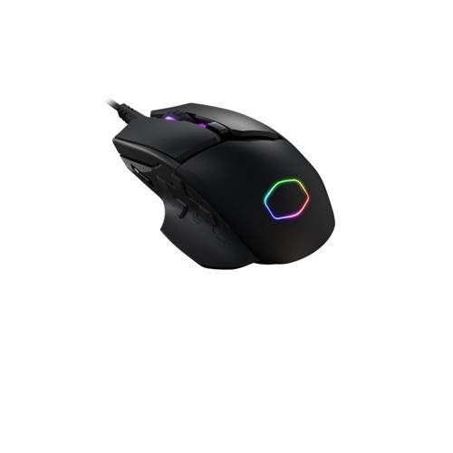 Cooler Master MasterMouse MM530 Ergonomic Gaming Mouse with Precision 12000 DPI Sensor and Durable PBT Buttons w/ Omron Switches