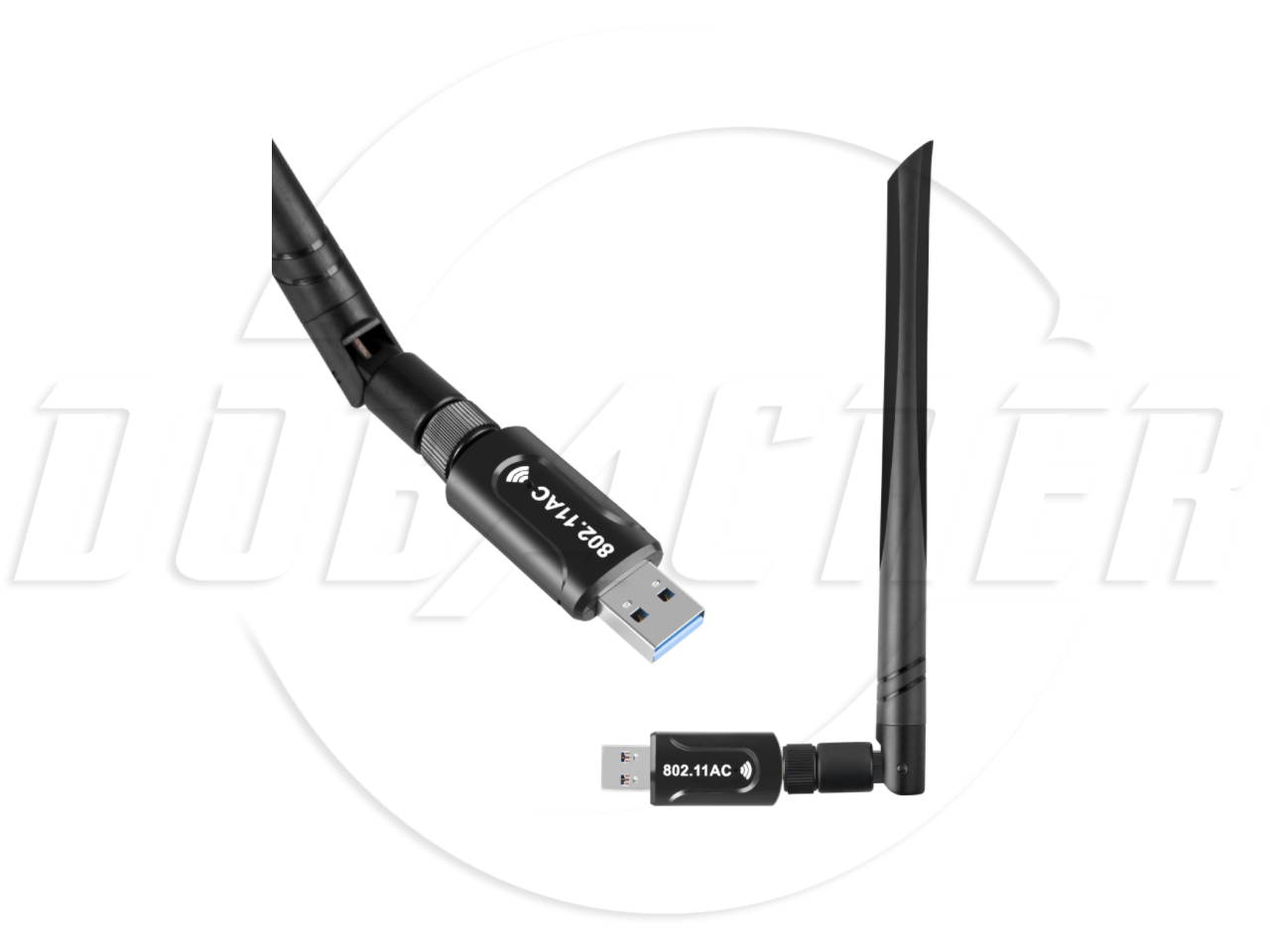 SA Mini USB  WiFi adapter 600Mbps dual-band wireless network adapter 802.11 AC 5dBi antenna, suitable for desktop laptops WiFi dongle compatible with Windows XP / Vista / 7/8 / 8.1 / 10 Mac