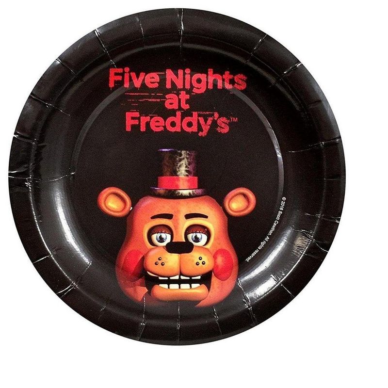 Forum Novelties Five Nights At Freddy's 8ct 7" Round Paper Plates
