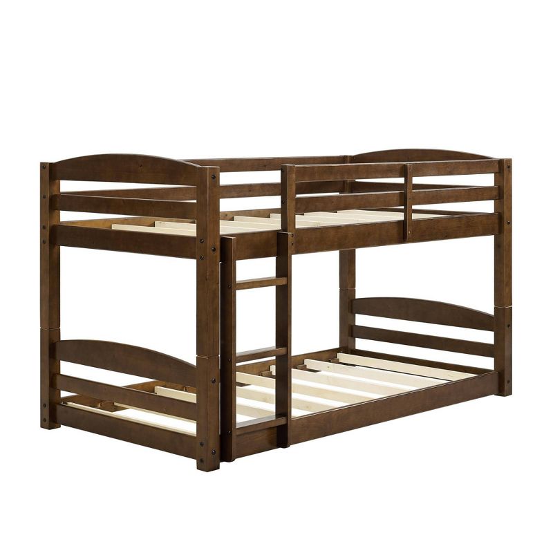 Twin Bertha Floor Bunk Bed Mocha - Dorel Living