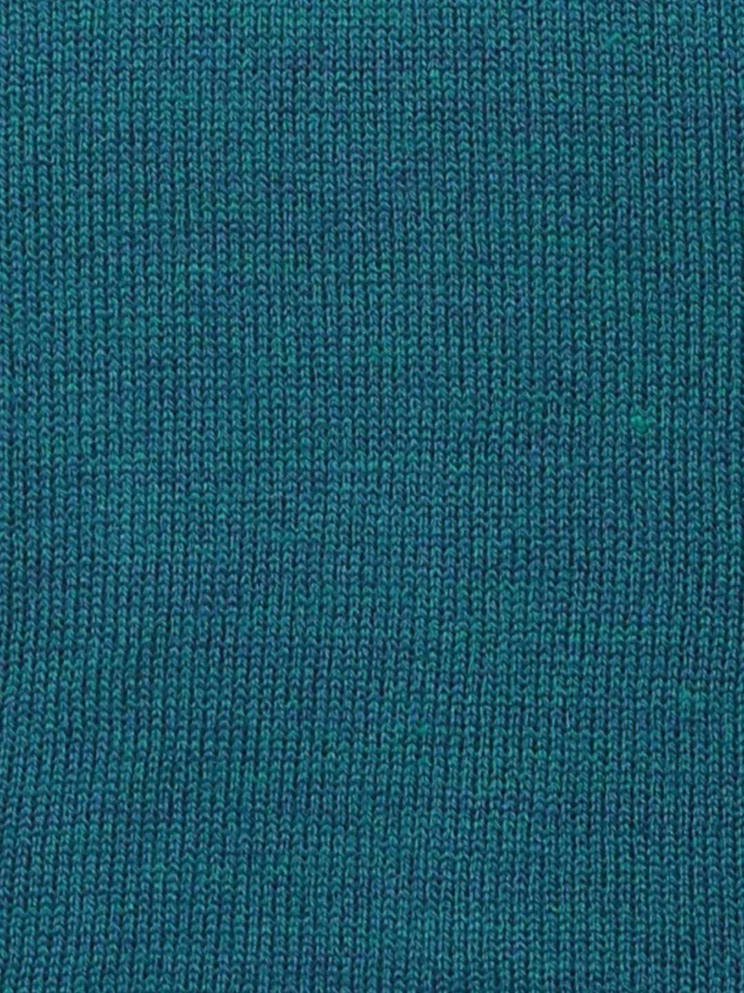 Park Avenue Teal Regular Fit Sweater