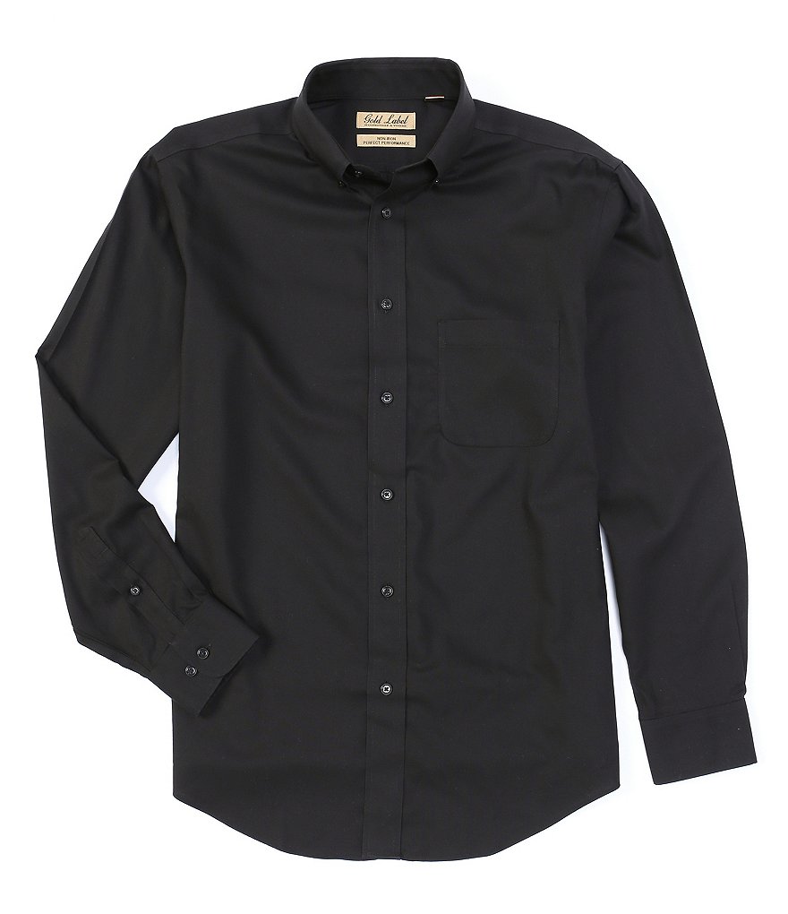 Visconti Big & Tall Check Skulls Print Long-Sleeve Woven Shirt