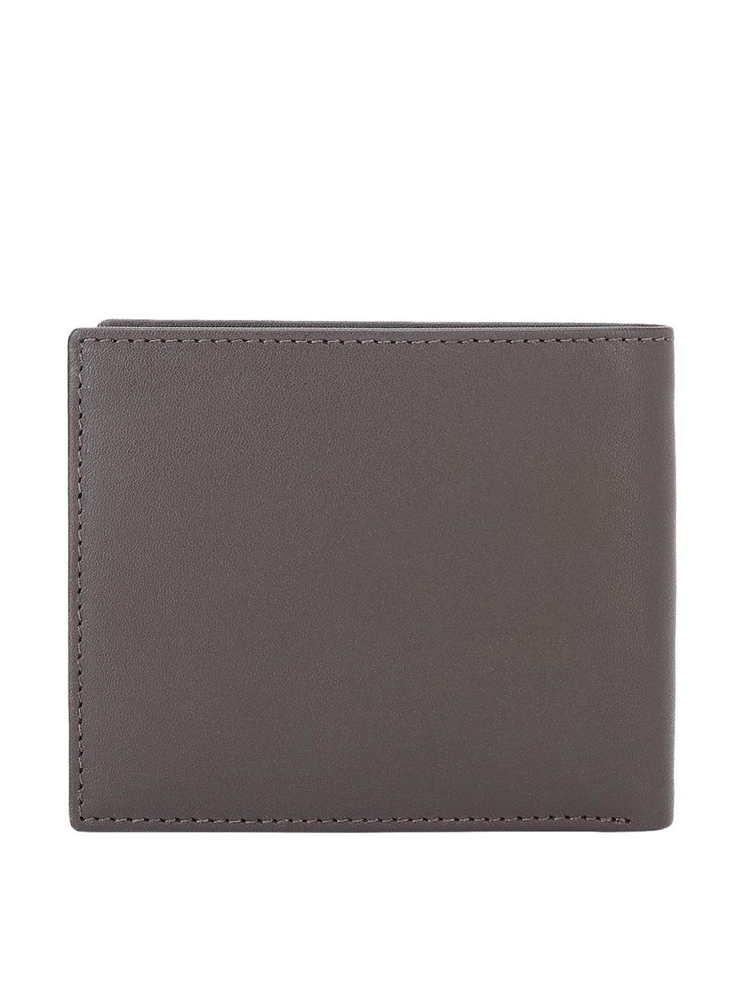 THE HOLISTIK Revival Black & Maroon Casual Leather Bi-Fold Wallet for Men