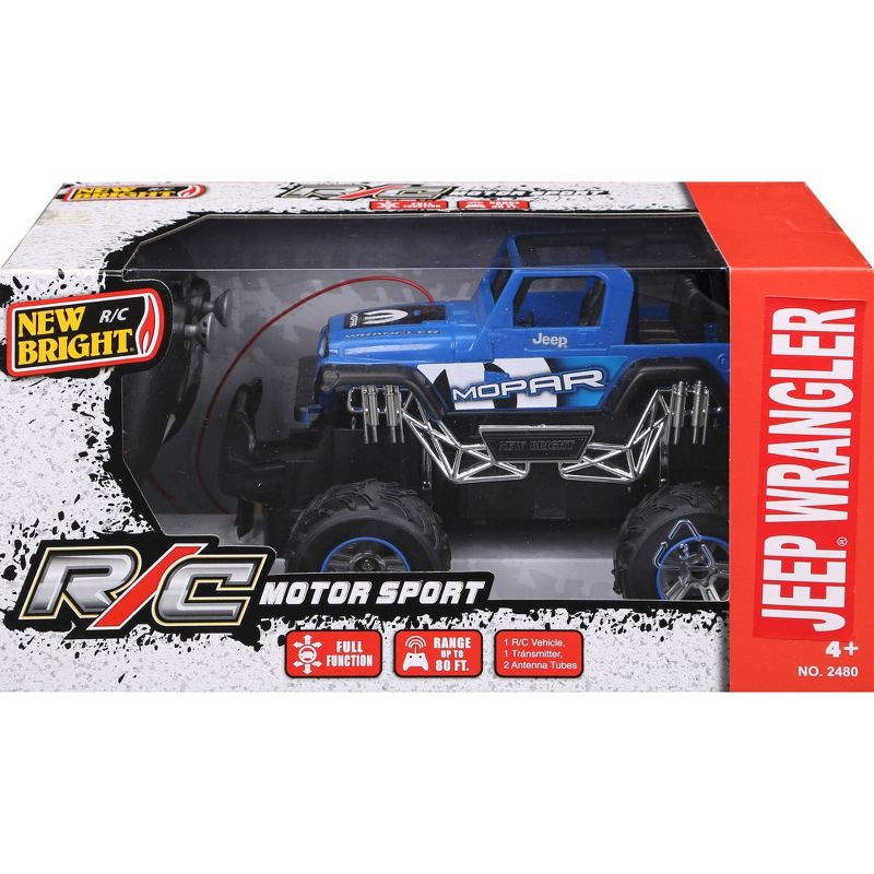 New Bright 1:24 R/C FF Truck - Jeep Blue
