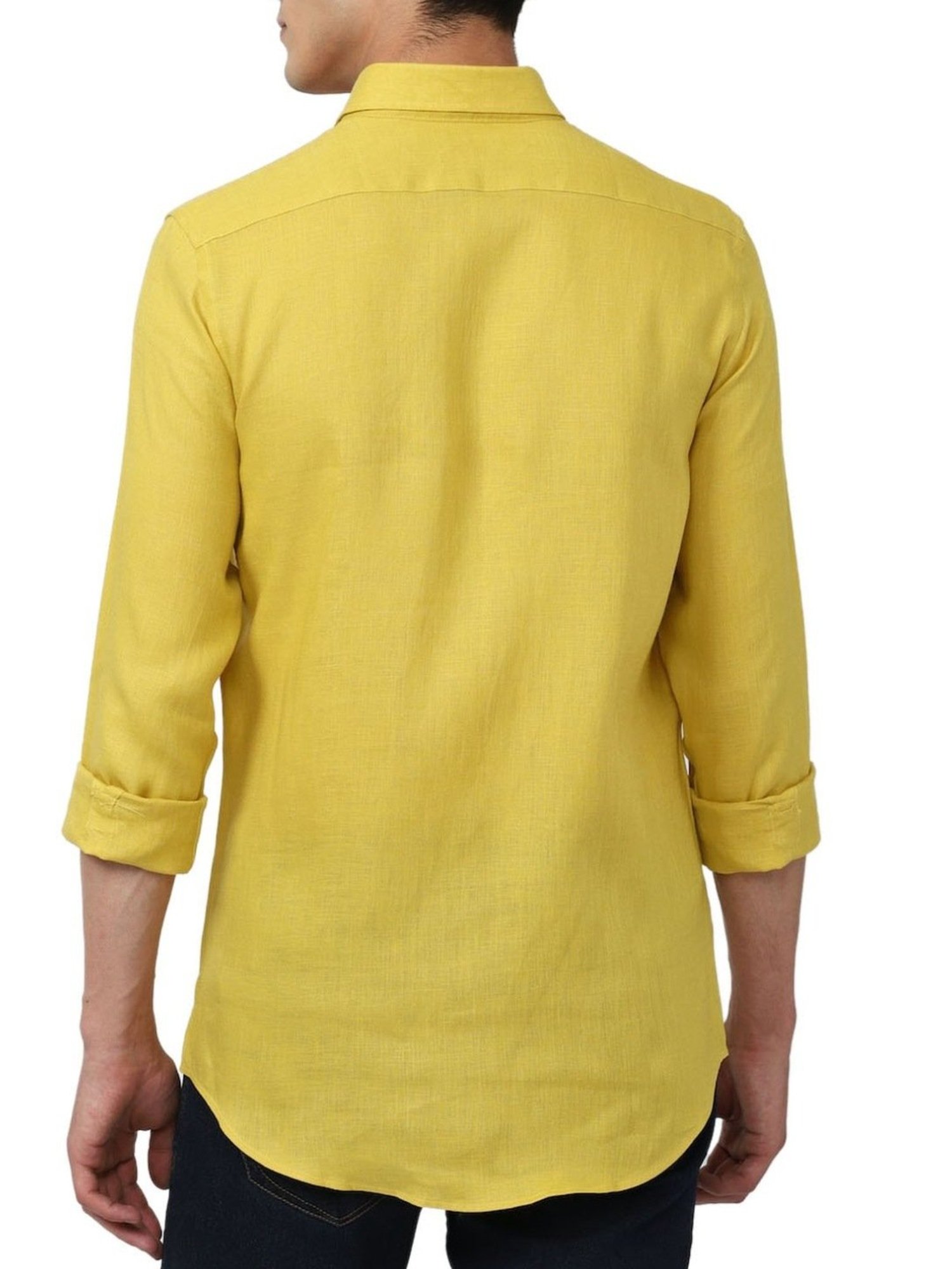 Simon Carter London Yellow Slim Fit Shirt