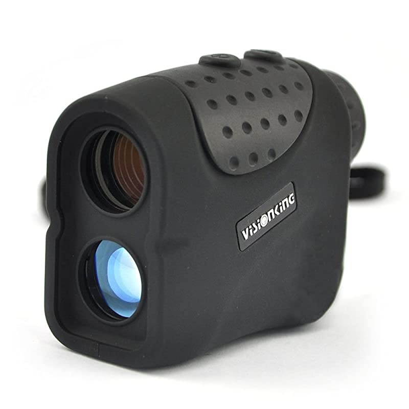 Range Finder 6x21 Built-in USB Rechargeable Lithium Battery Laser Rangefinder with Hunting Golf Rain Mode 1000m New (Black)