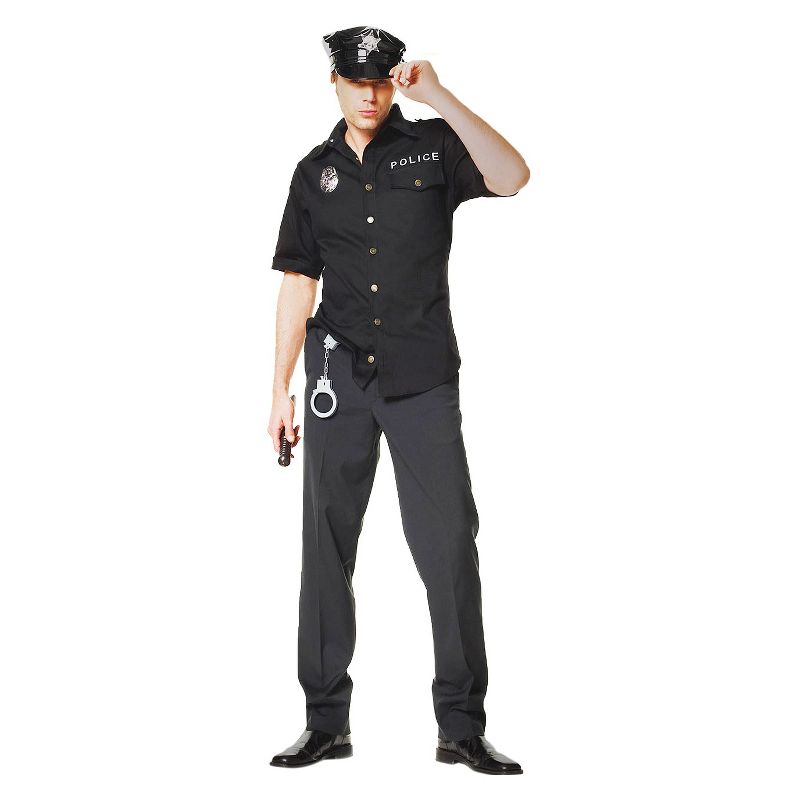 Adult Cop Halloween Costume M/L