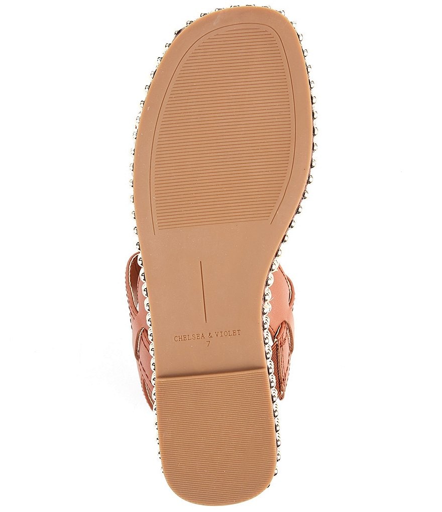 Chelsea & Violet Dax Ankle Strap Chain Flatform Sandals