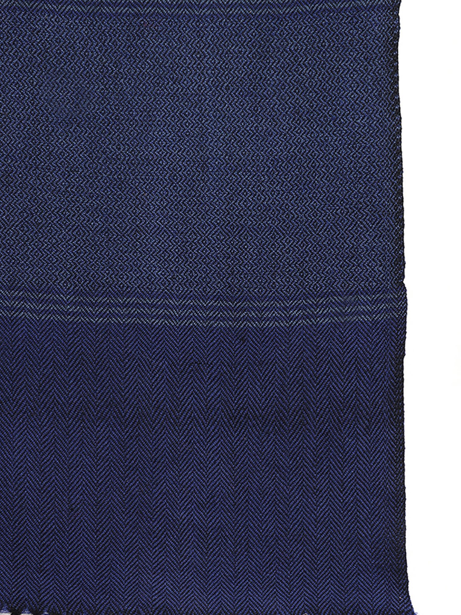 Fabindia Navy Self Design Shawl