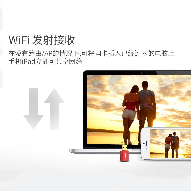 COMFAST cf-wu925a eliminates drive free 600M dual-frequency dual band AC wireless network card USB desktop computer 5G network transmission receiver