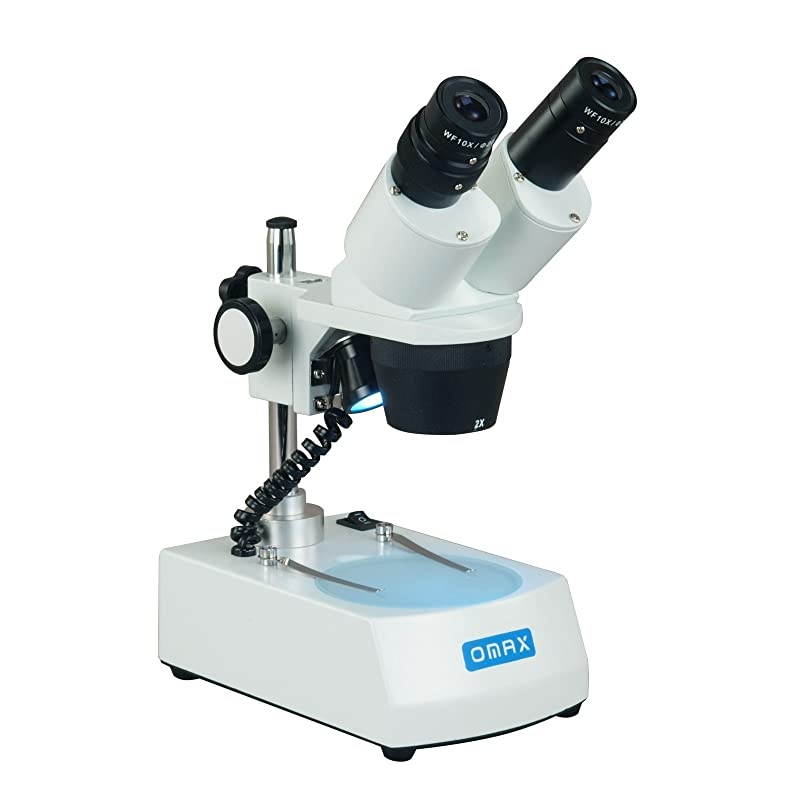 20X-40X Dual LED 3D Stereo Microscope with Multi-Power (Batteries and AC Adapter) and All Metal Frame + Premium Quality Optics