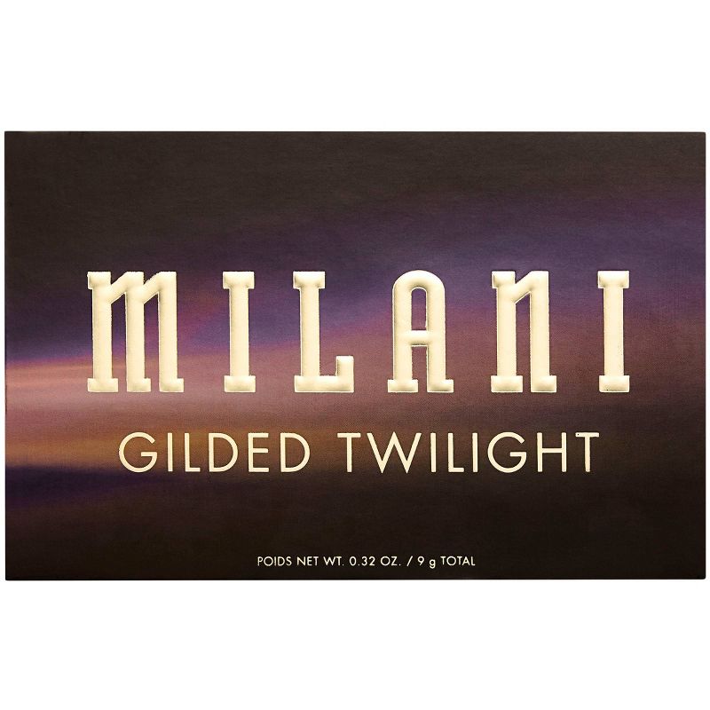 Milani Gilded Luster Eyeshadow Palette - Twilight - 0.32oz