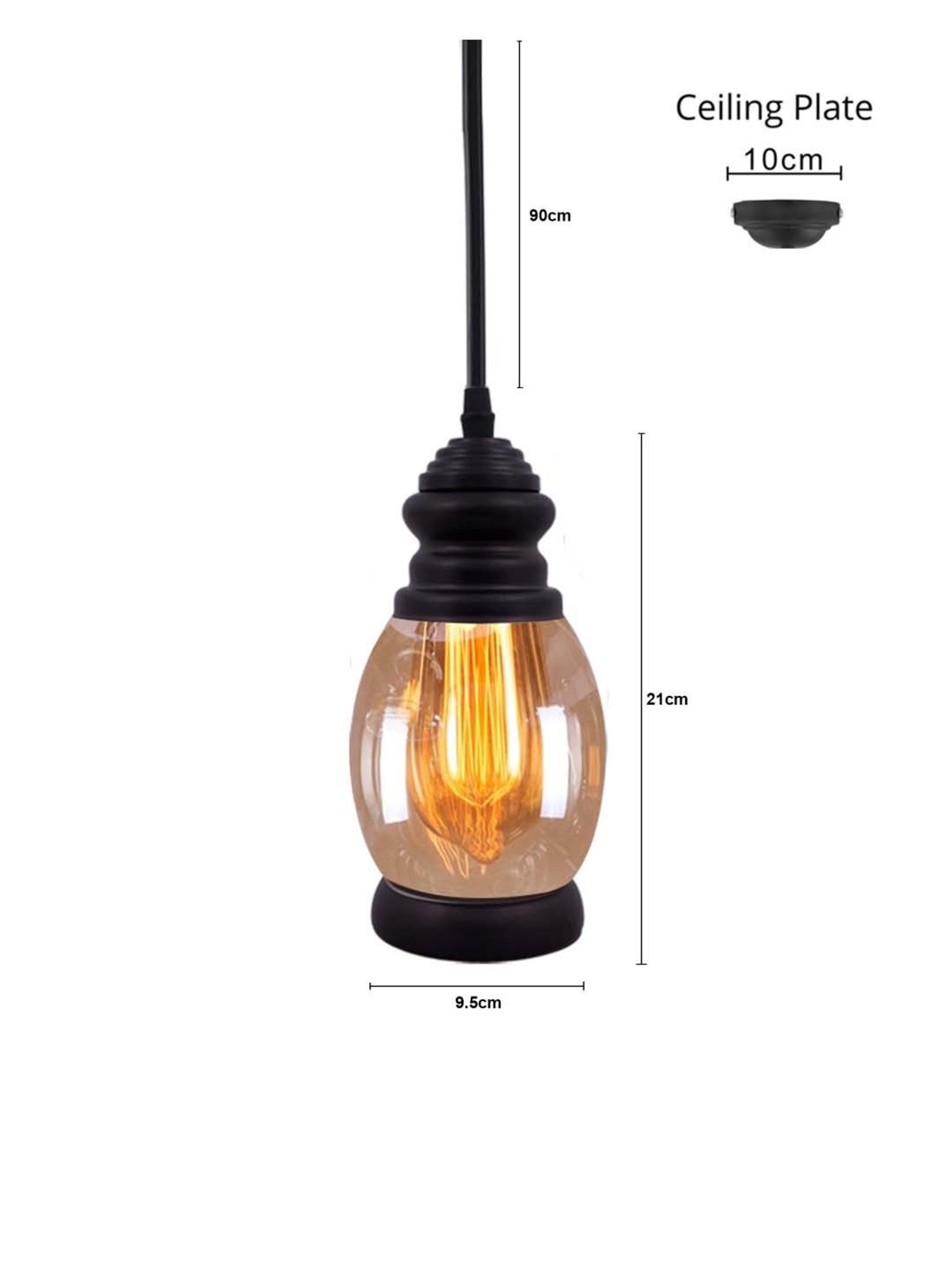 16" Glass/Metal Jasmine Tiffany Style Semi Flush Mount (Includes Energy Efficient Light Bulb) Cream - JONATHAN Y