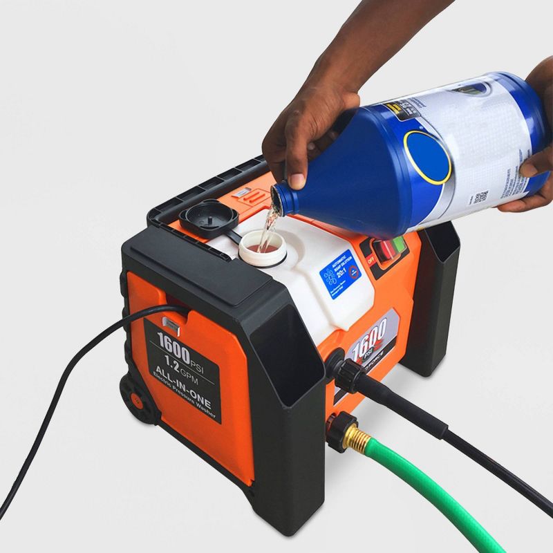 16" 1600psi All-in-1 Electric Pressure Washer - Yard Force