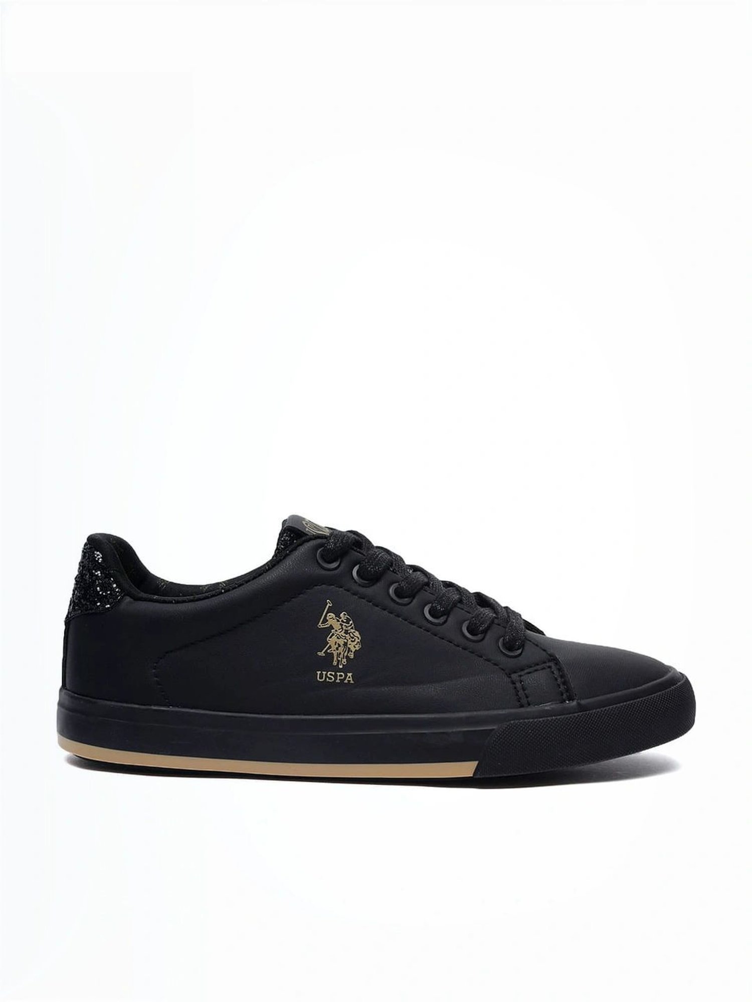 U.S. Polo Assn. Women's Black Sneakers