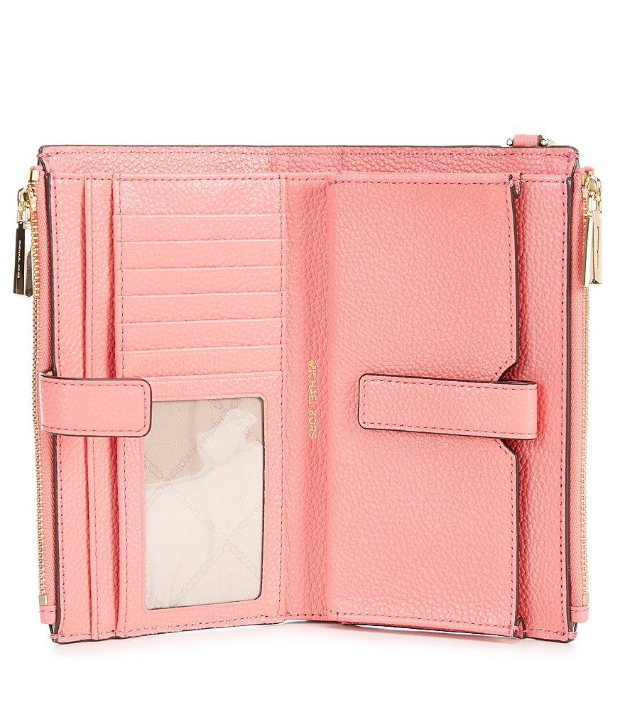 HOBO Link Leather Zip Wristlet