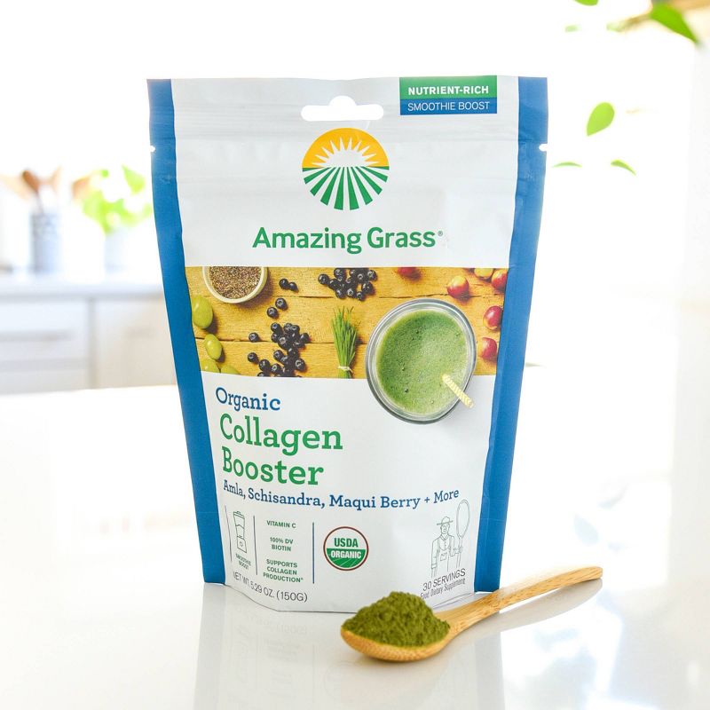 Amazing Grass Organic Collagen Support Powder - 5.29oz