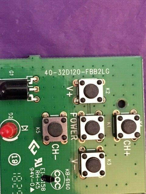 SEIKI SC-32HK860N POWER BUTTON/IR SENSOR 40-32D120-FBB2LG