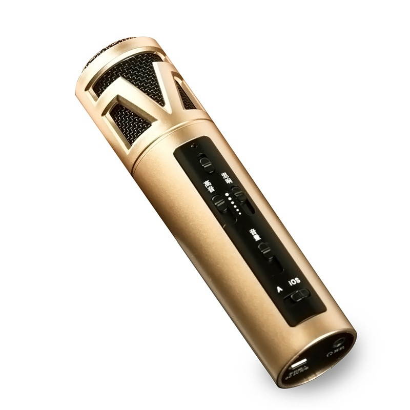 Omnidirectional Studio Condenser Microphone for iOS Android Phones