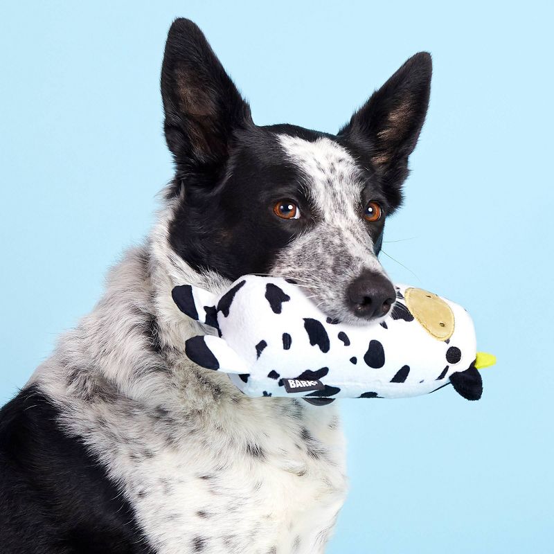 BARK Super Chewer Cow Dog Toy - Mad Cow